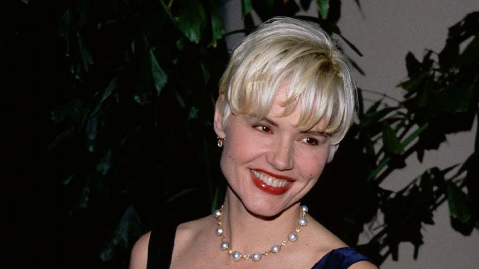 Geena Davis, avec sa coupe courte