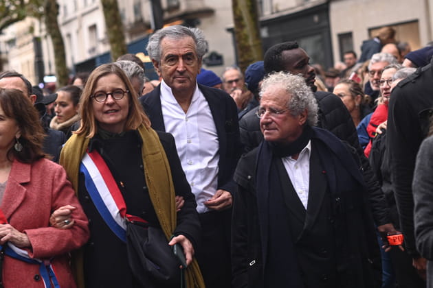 Bernard-Henri L&eacute;vy &agrave; la Marche contre l'antis&eacute;mitisme