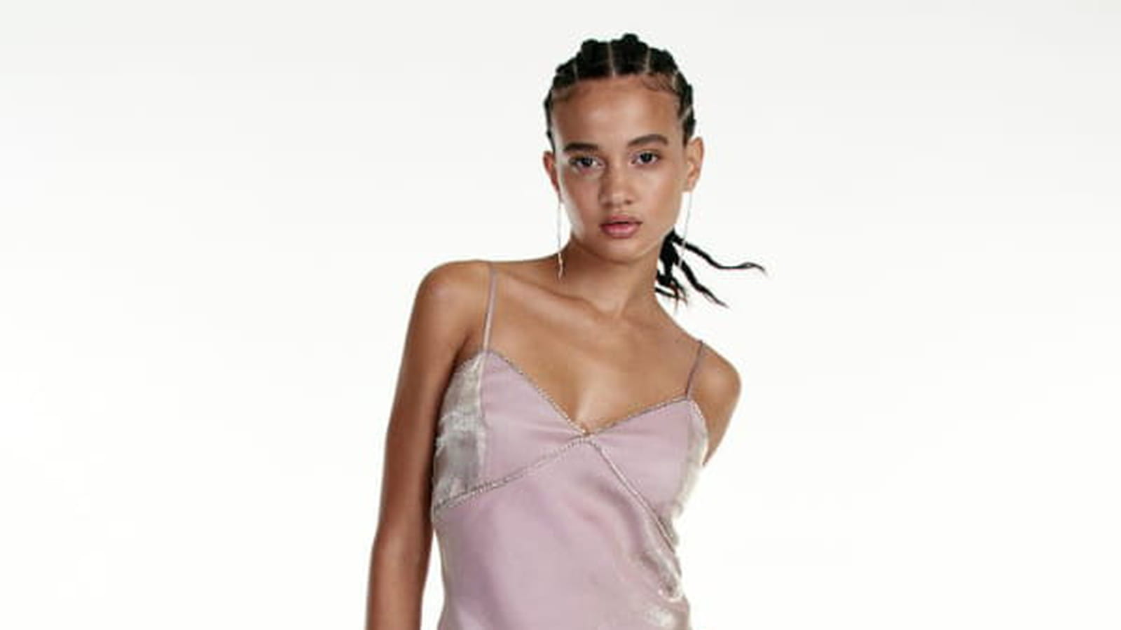 Robe ornée de strass H&M 