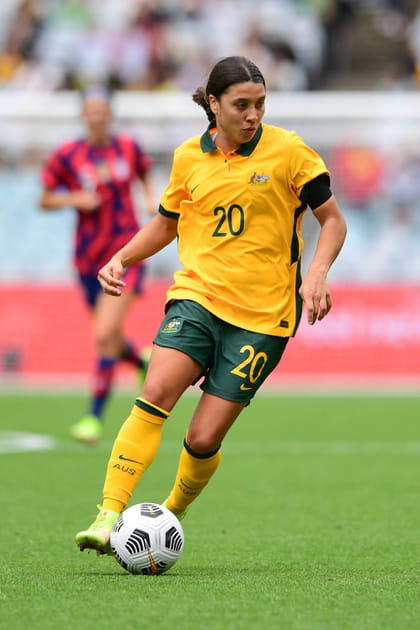 La joueuse de football Samantha Kerr à Sydney en 2021