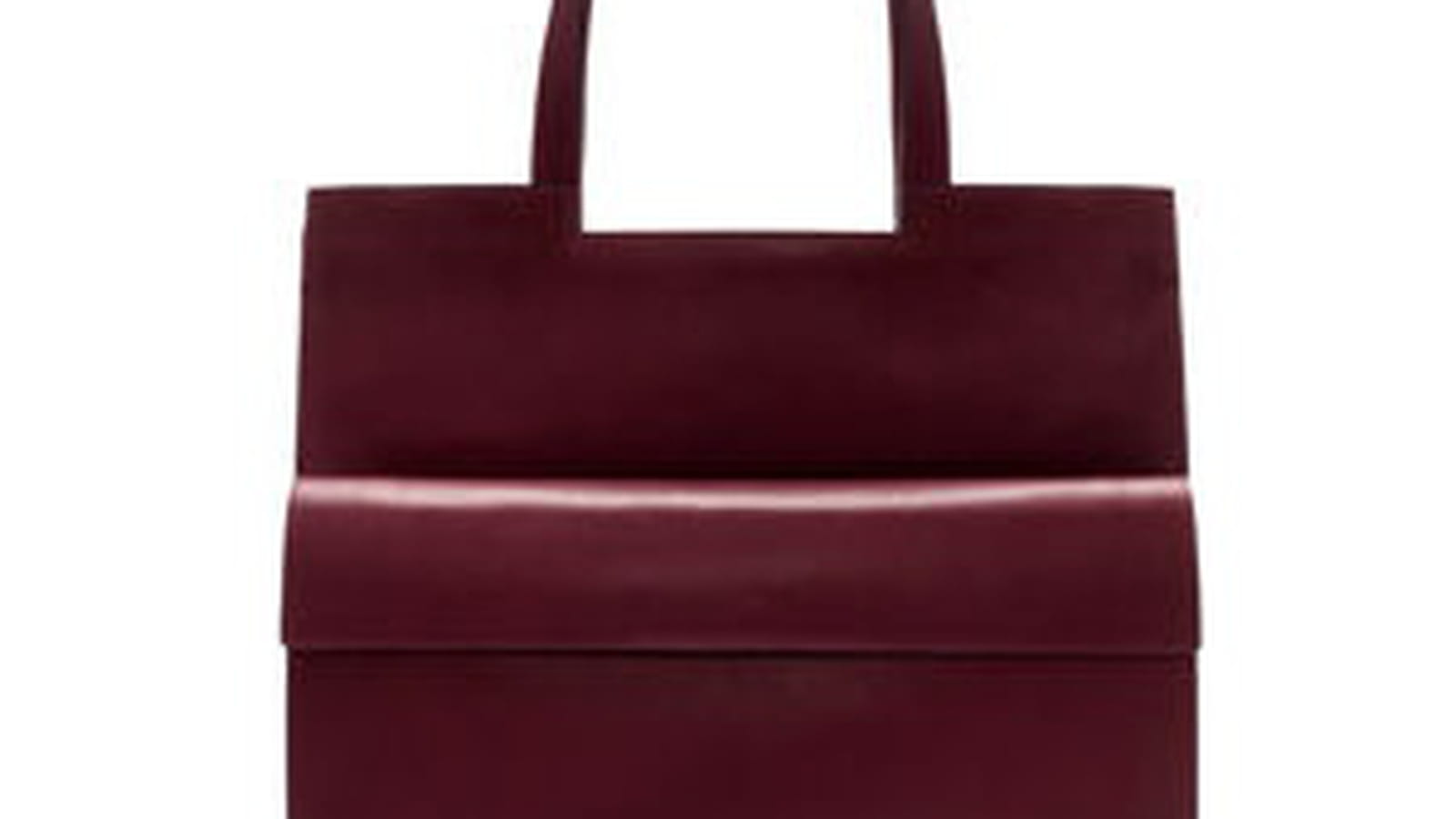 Sac rigide bordeaux de Zara