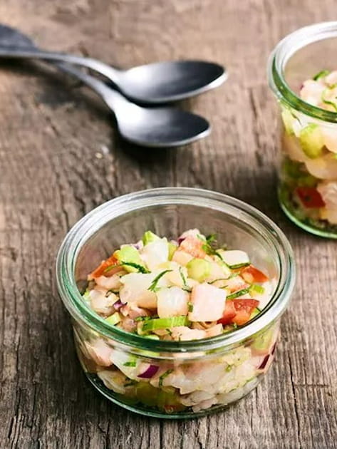 Ceviche de Daurade &agrave; la p&eacute;ruvienne