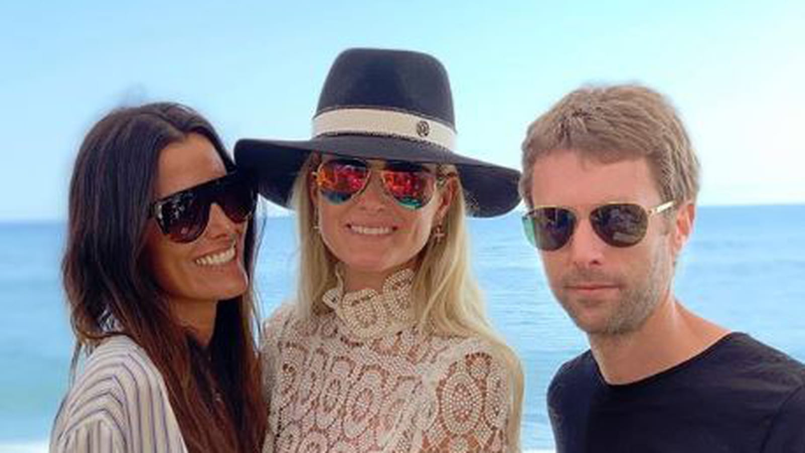 Laeticia Hallyday, Maryline et Grégory Boudou