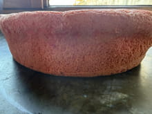 Le Courchevel : l'entremet aux framboises drapé de crêpes : Etape 2