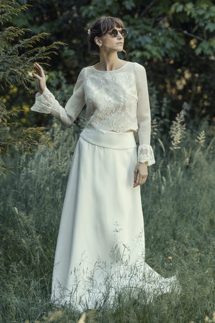 Top Perotin et jupe Beaumesnil, Laure de Sagazan