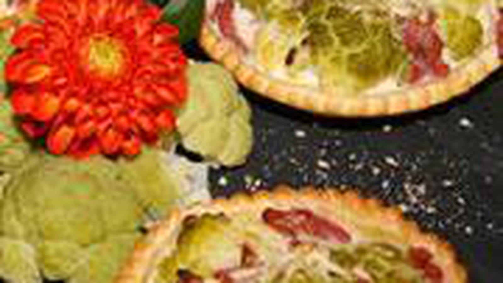 Tartelettes au chou fleur vert