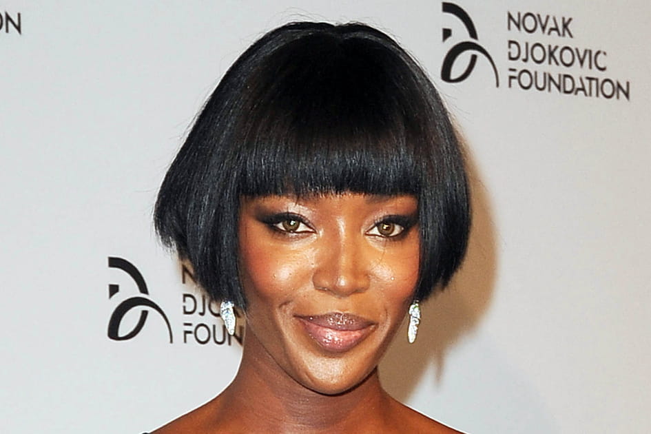 La coupe courte de Naomi Campbell
