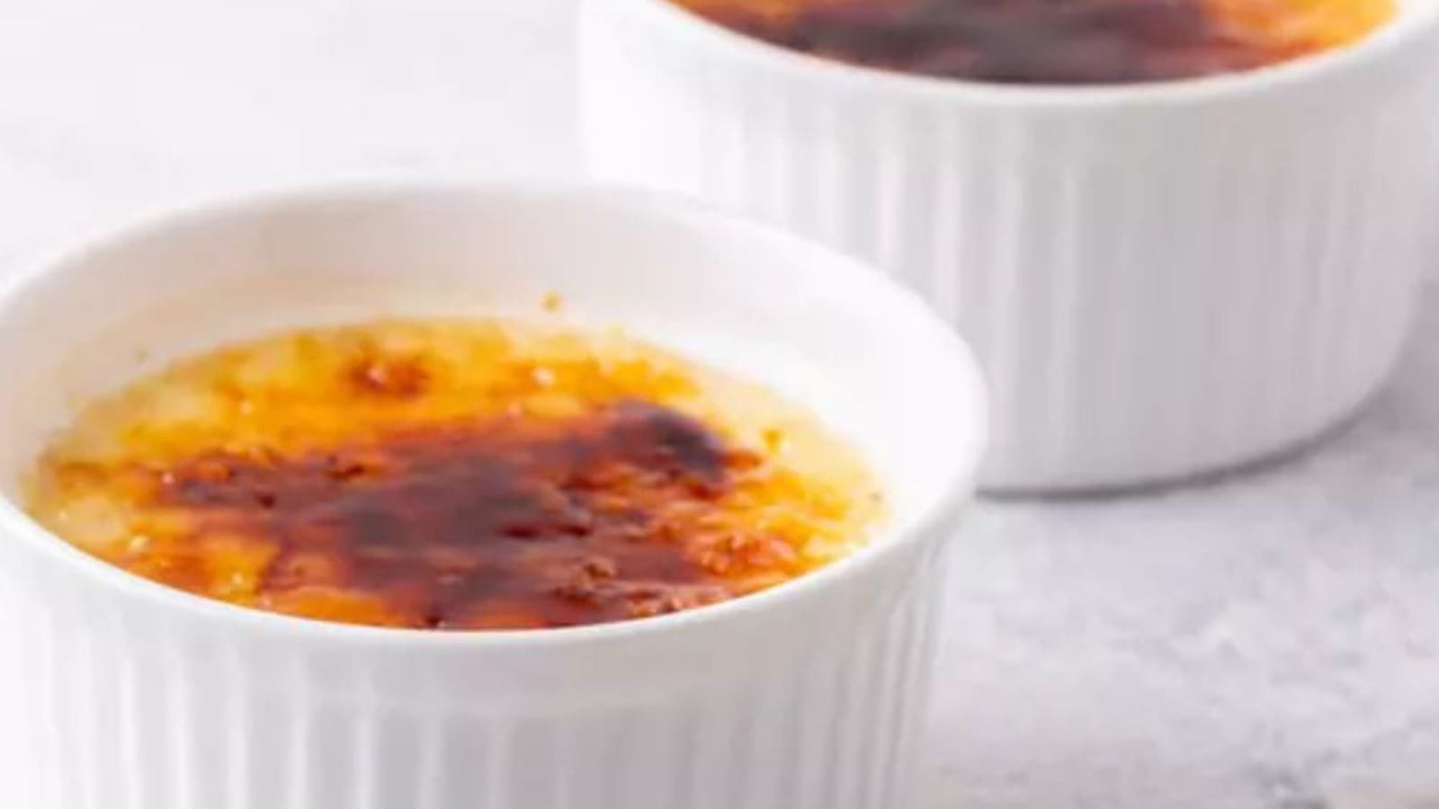 Crème brûlée au micro-ondes