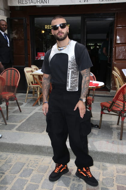 Maluma au défilé Homme Louis Vuitton printemps-été 2020