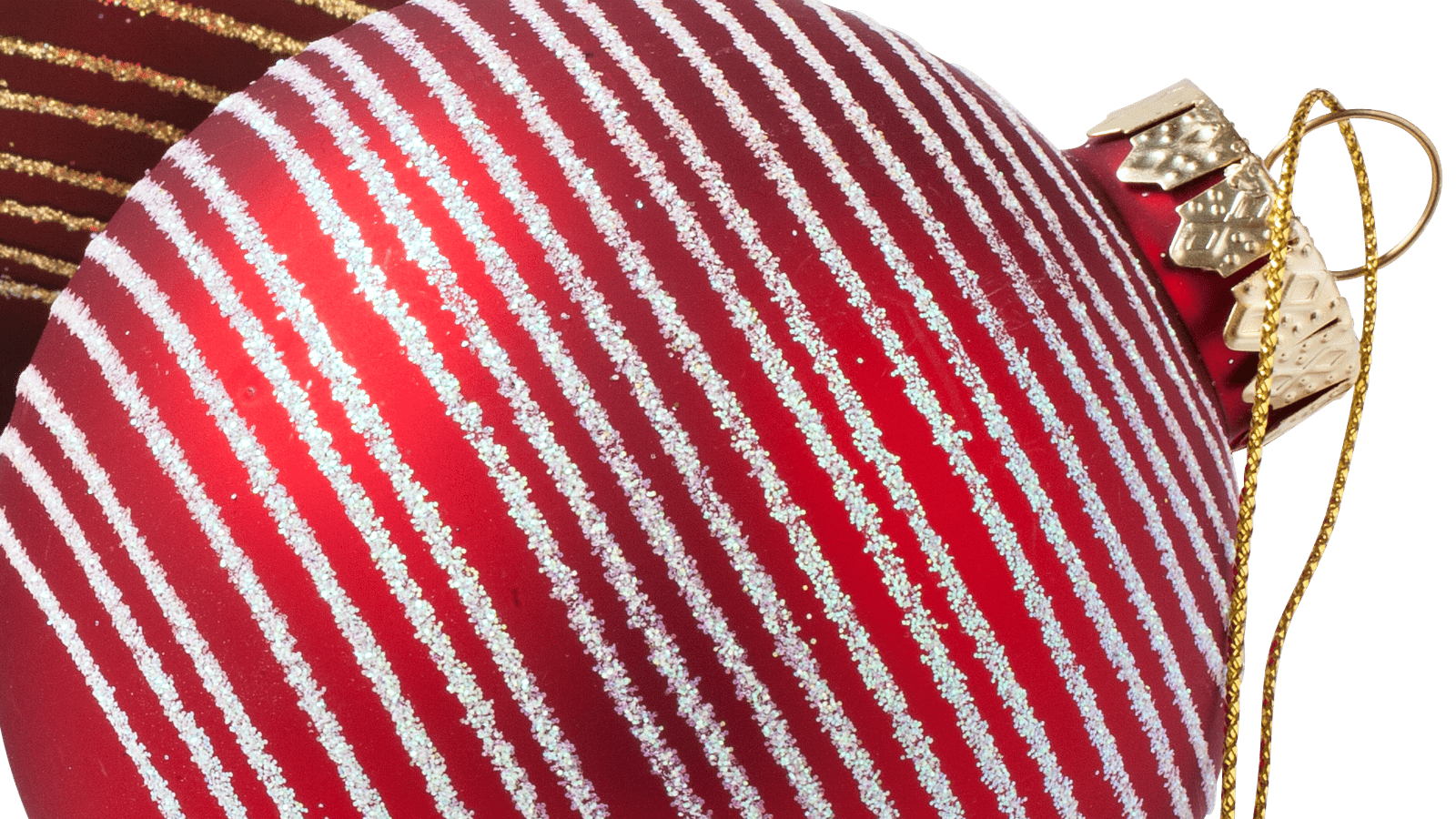Boules en verre à motifs E.Leclerc