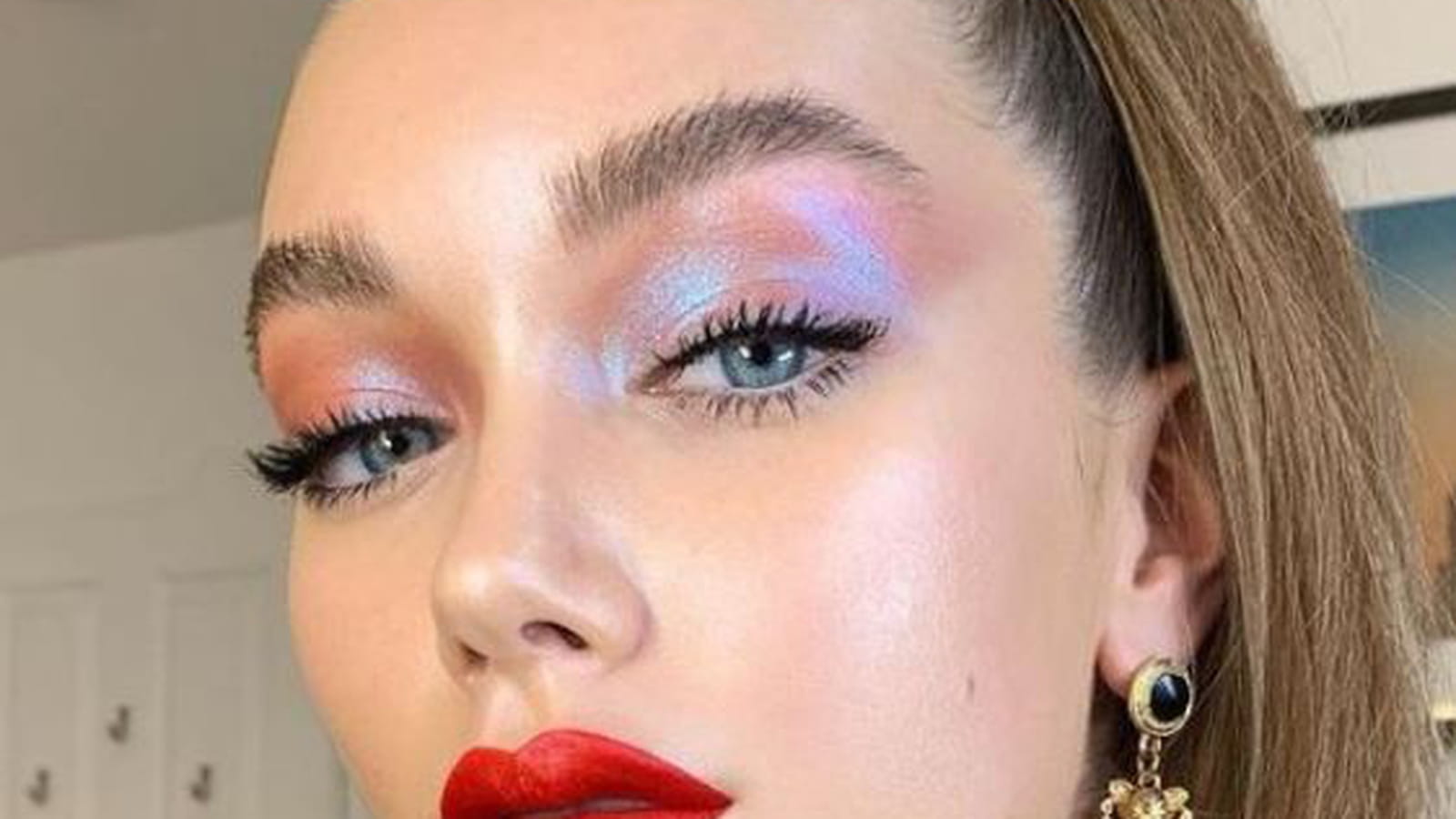 L'iridescence sur les yeux