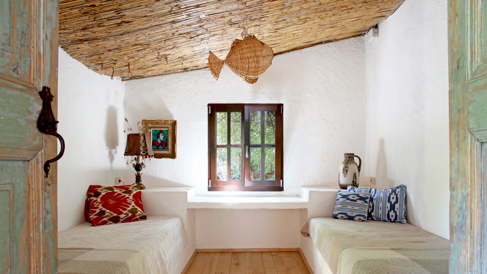 Plafond sous canisses