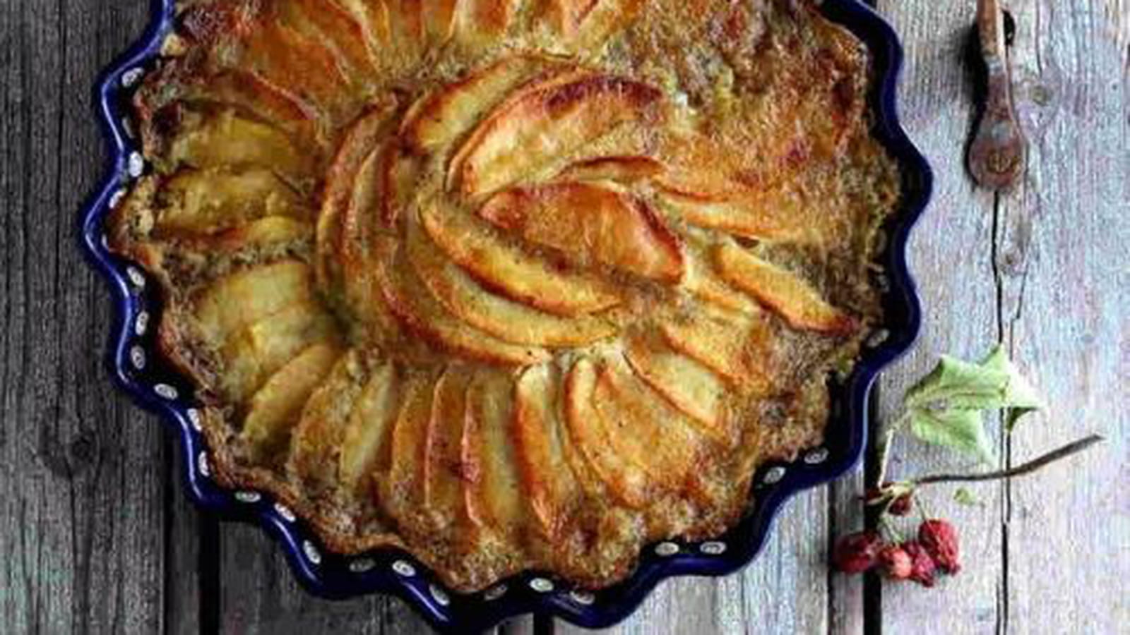 Gâteau aux pommes, vanille et cannelle