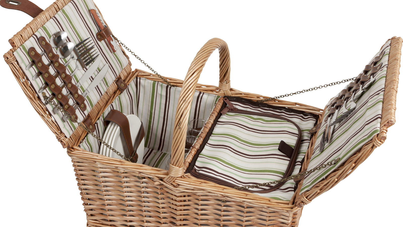 Panier double en osier