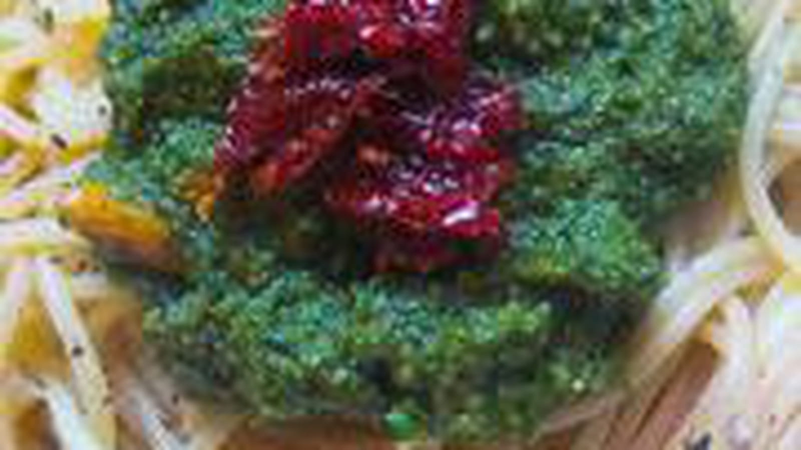 Spaghetti pesto
