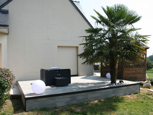 Après : une salle à manger de jardin