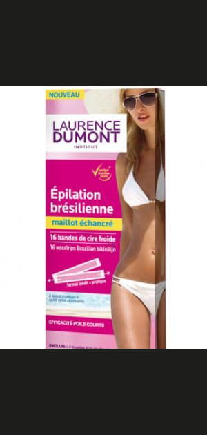 Les bandes de cire pour maillot de Laurence Dumont