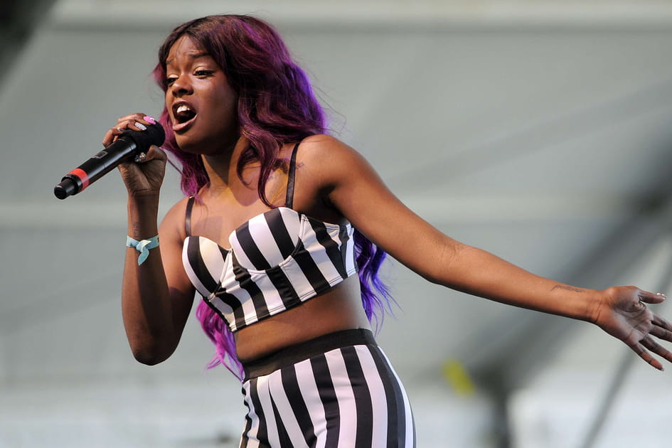 La coloration violine d'Azelia Banks