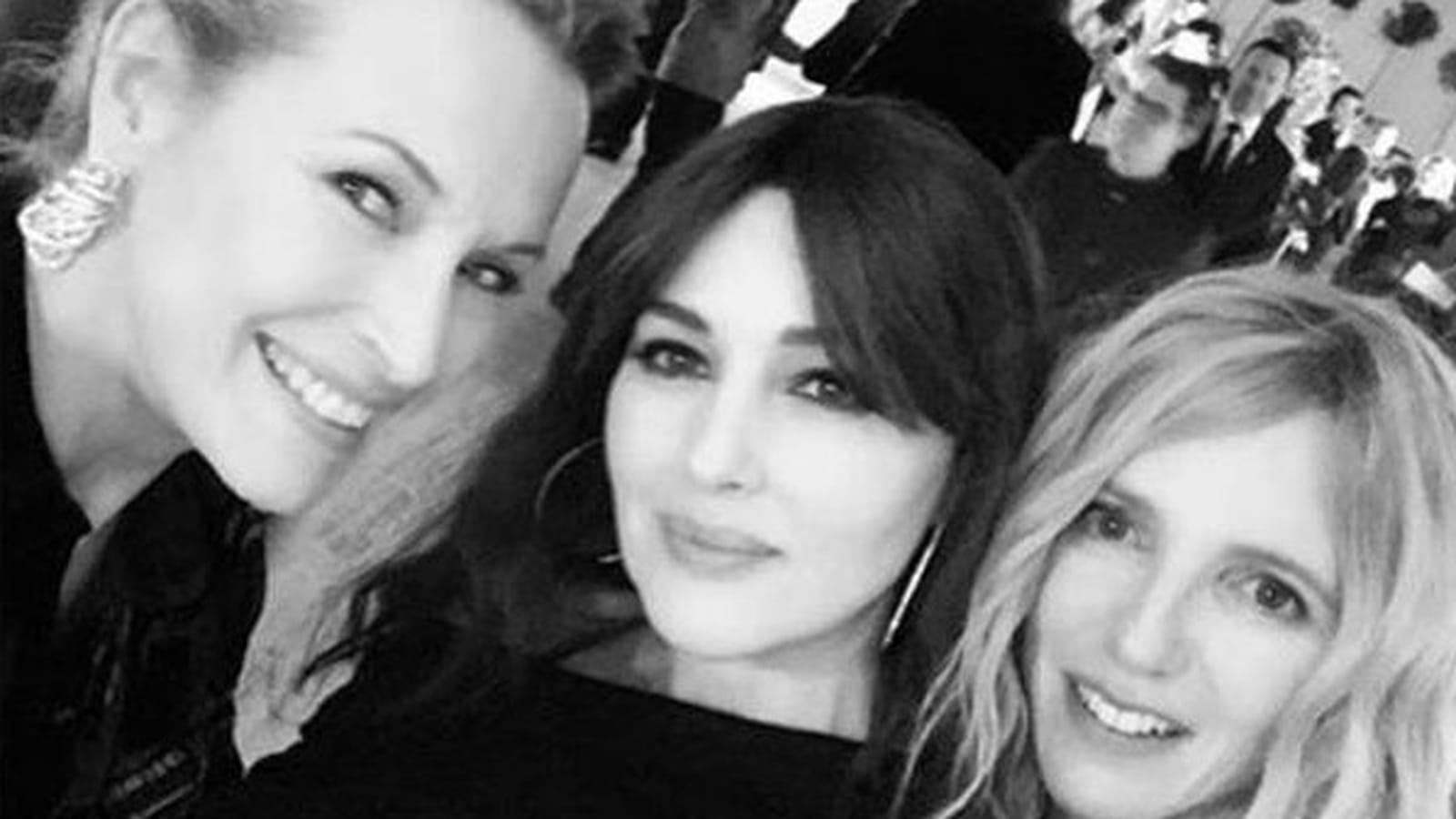 Monica Belucci, Estelle Lefébure et Sandrine Kiberlain