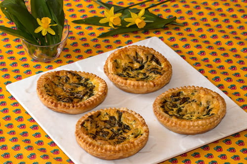 Quiche à l’ail des ours