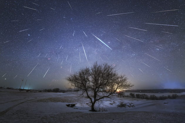 La plus belle pluie d'étoiles filantes jamais photographiée dans le ciel