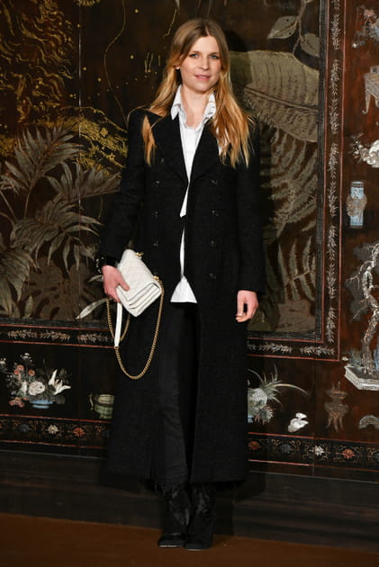Clémence Poesy au défilé Chanel Métiers d'Art 2019-2020