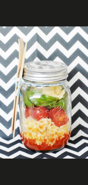 Recette minceur : Salade en bocal