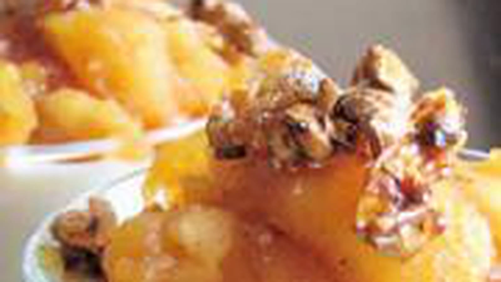 Verrines aux pommes épicées