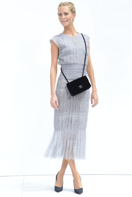 Poppy Delevingne, classique au d&eacute;fil&eacute; Chanel