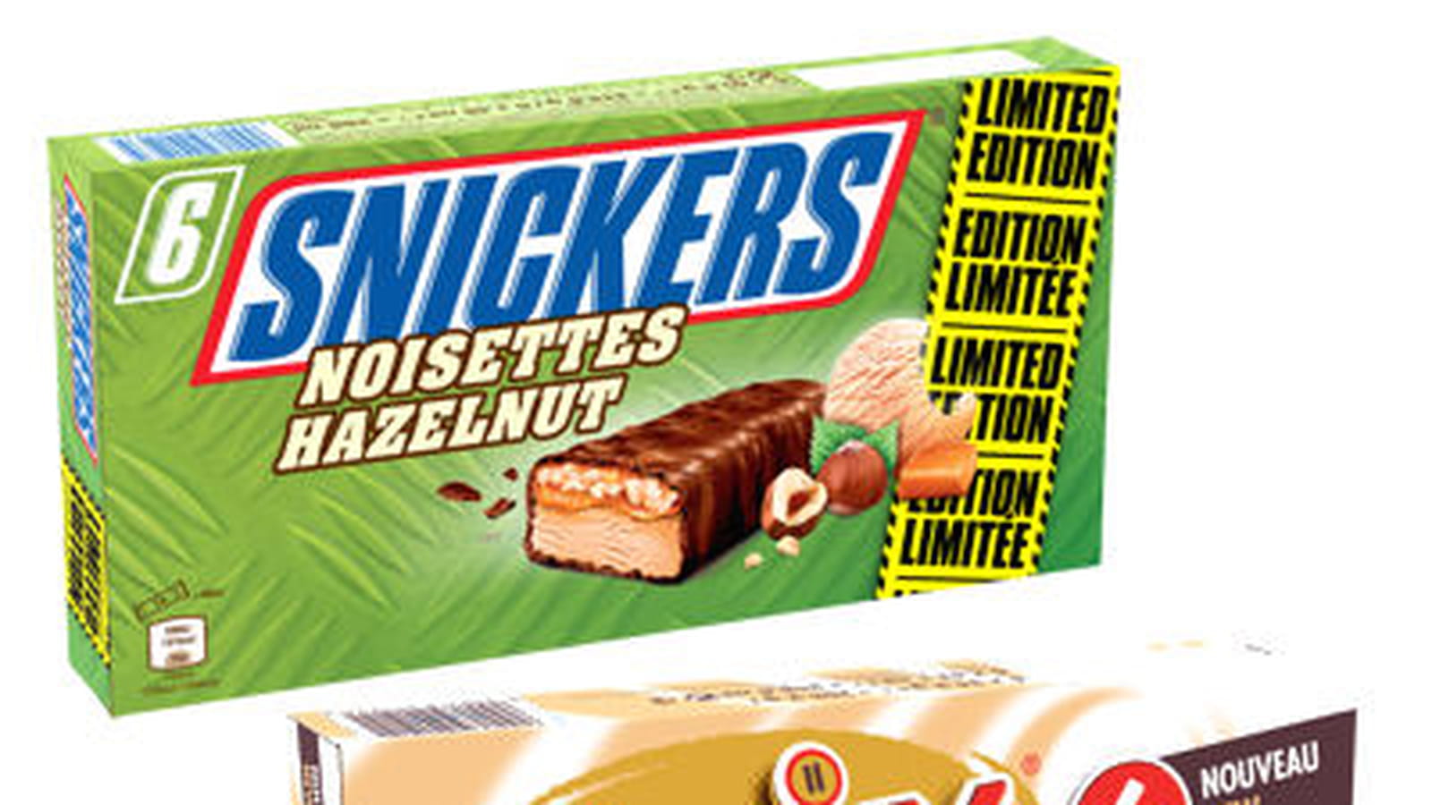 Snickers Noisettes et Twix Cappuccino de Mars 