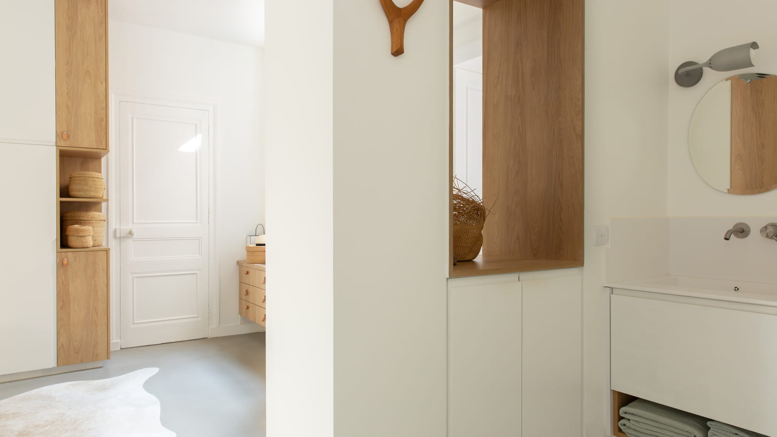 Salle de bains après