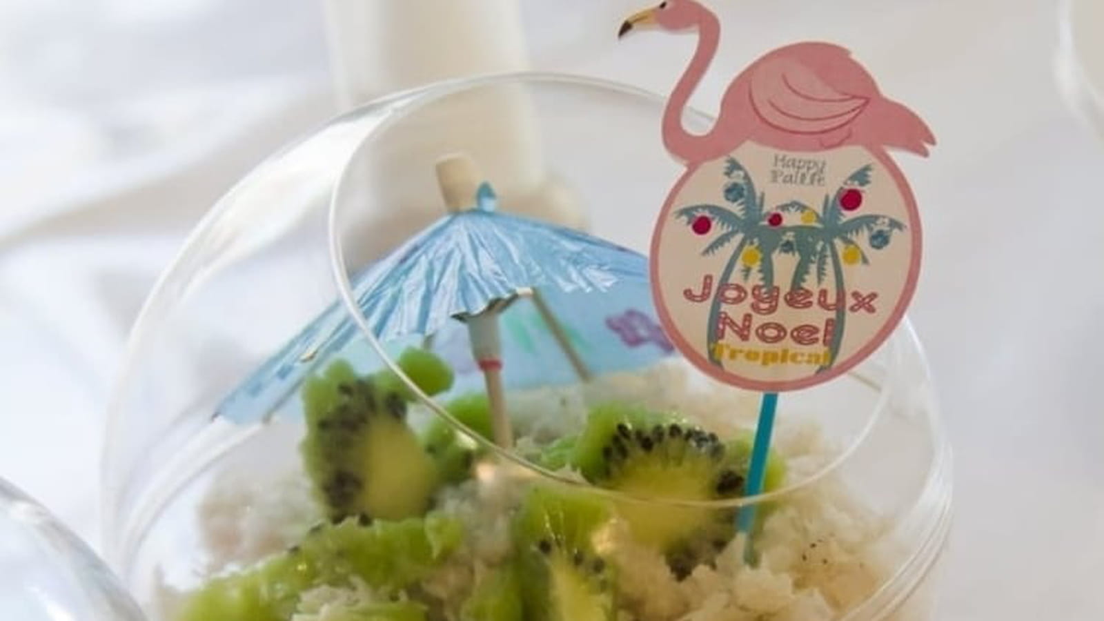 Verrines aux fruits exotiques