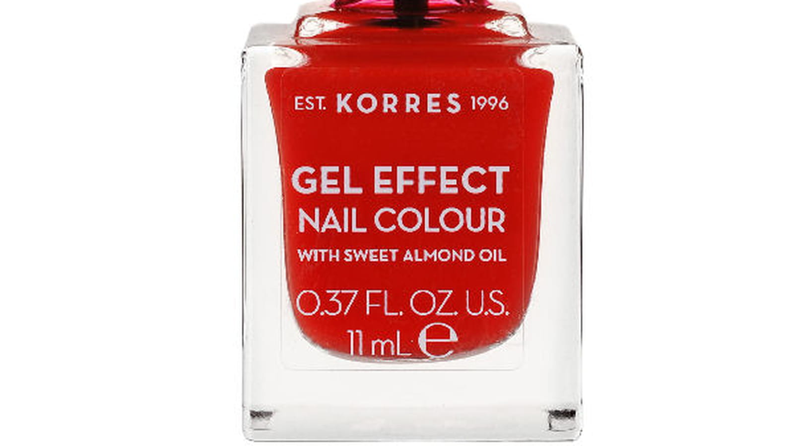 Coral red. Korres