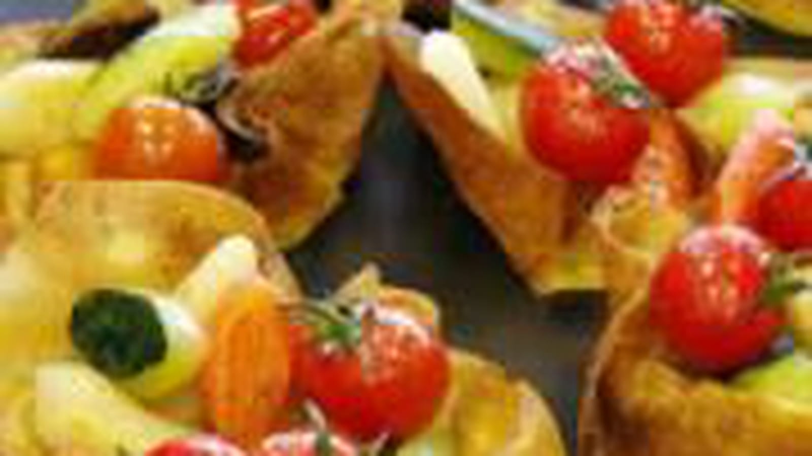 Tarte fine aux légumes