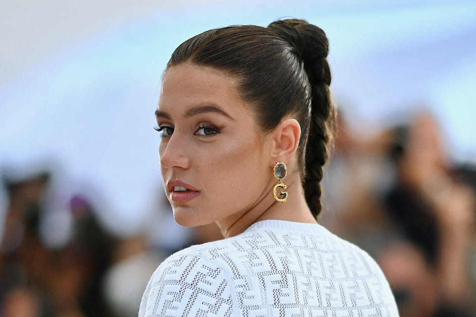 Les cheveux bruns et la queue-de-cheval d'Ad&egrave;le Exarchopoulos