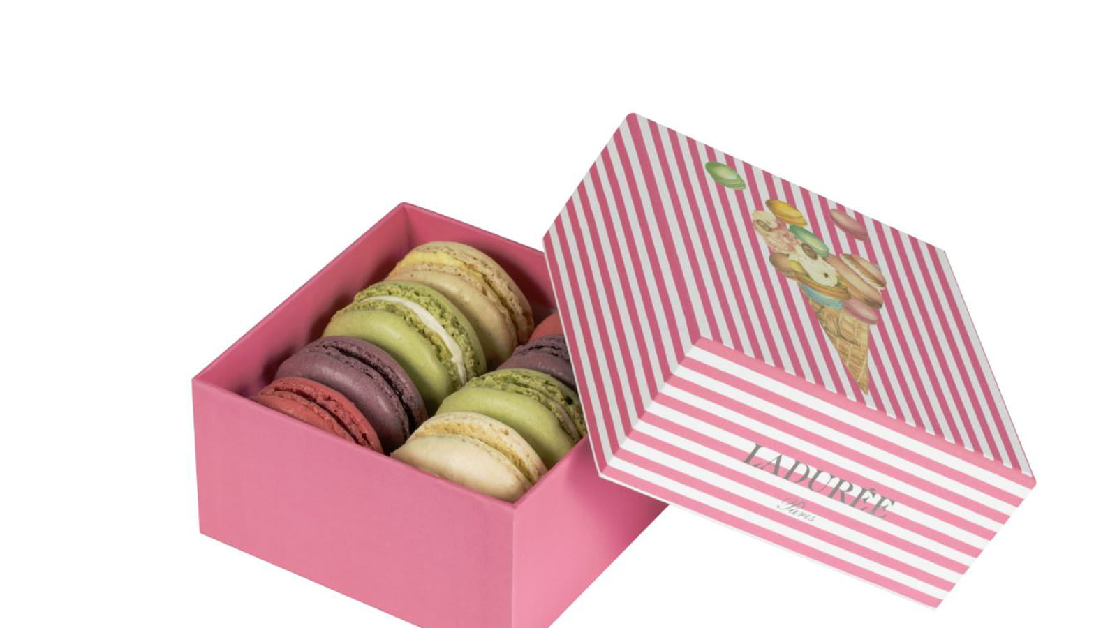 Boîte de Macarons Summer Pop de Ladurée