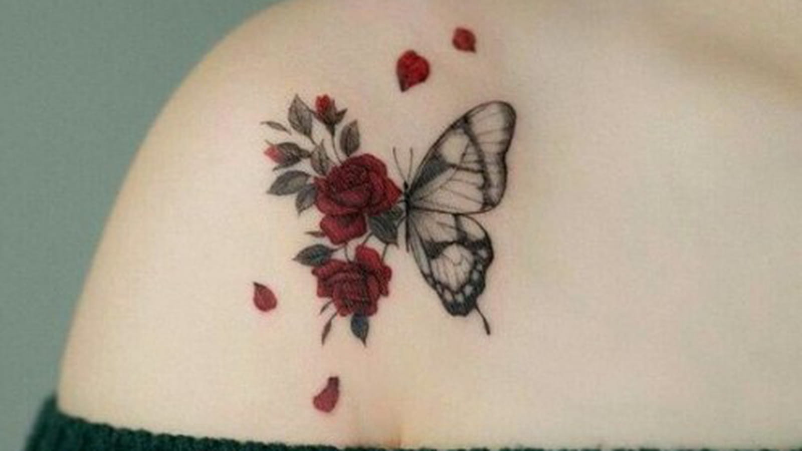 Papillon fleuri