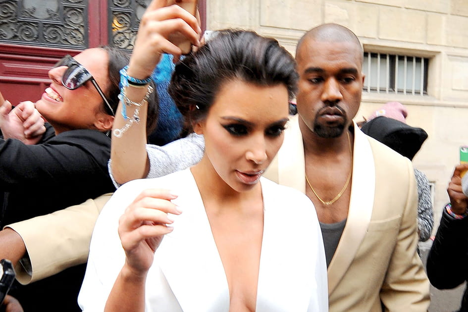 Le chignon de d&eacute;esse de Kim Kardashian