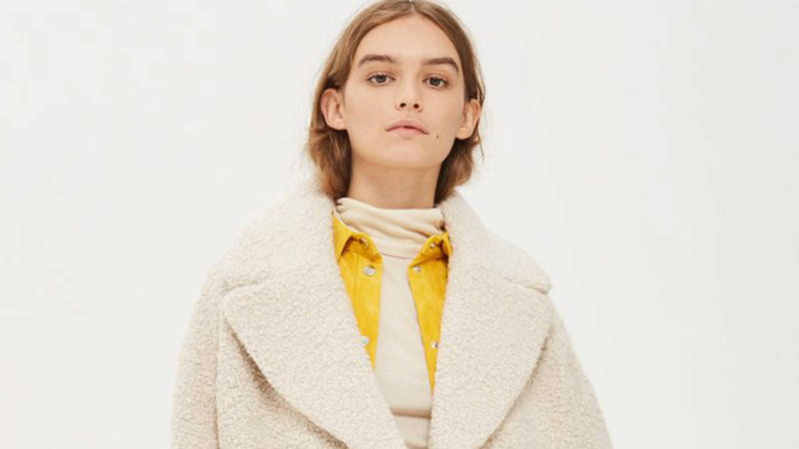 Manteau bouclé