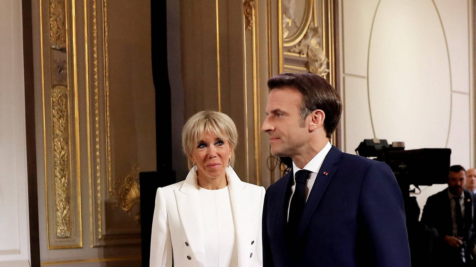 Brigitte et Emmanuel Macron