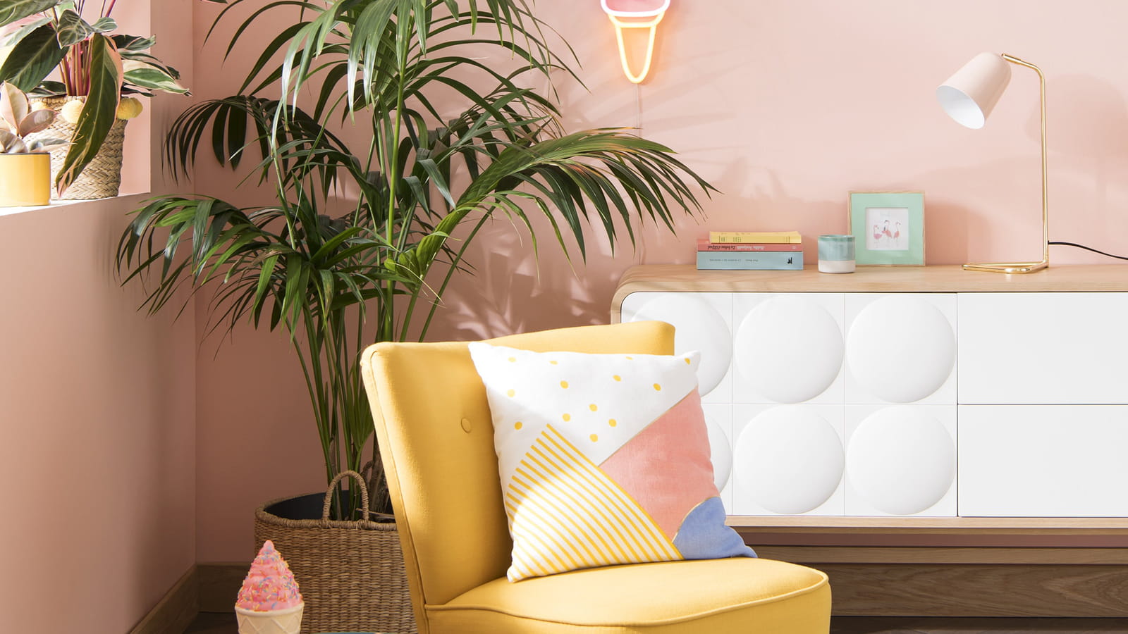 Lampe Glossy-cream