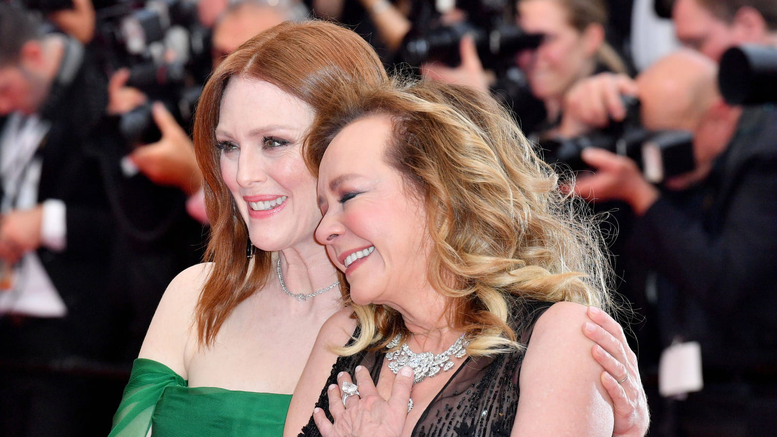 Julianne Moore et Caroline Scheufele