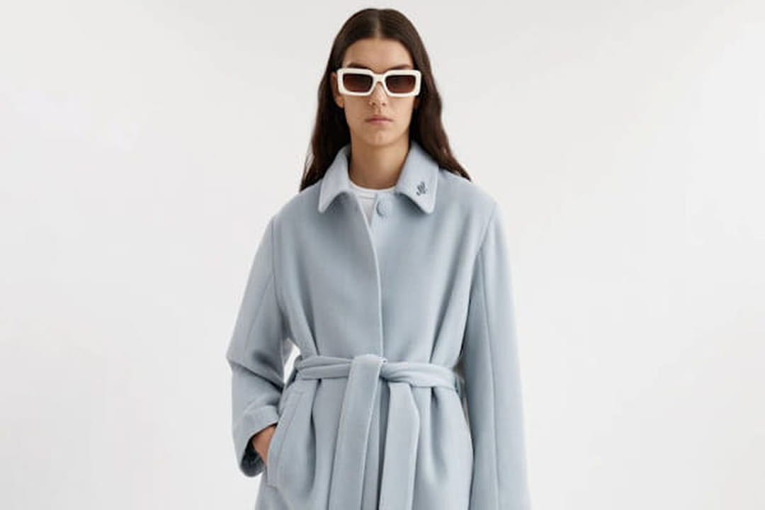 Manteau Femme Hunter Taille 12 - Bleu Clair - Poly Mix - Occasion Très Bon état