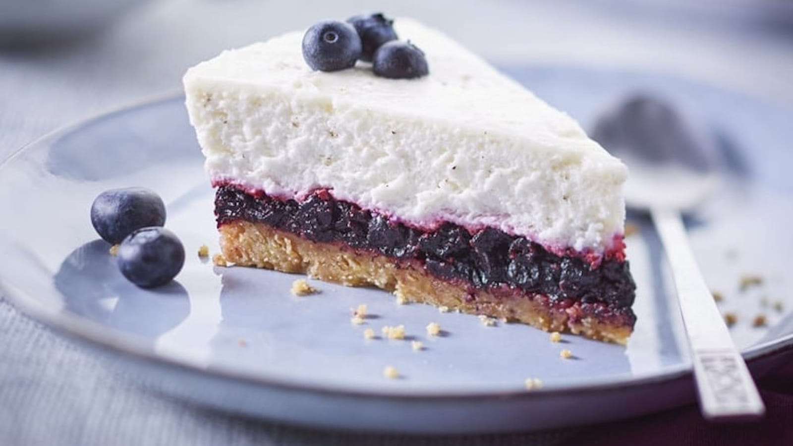 Cheesecake aux myrtilles