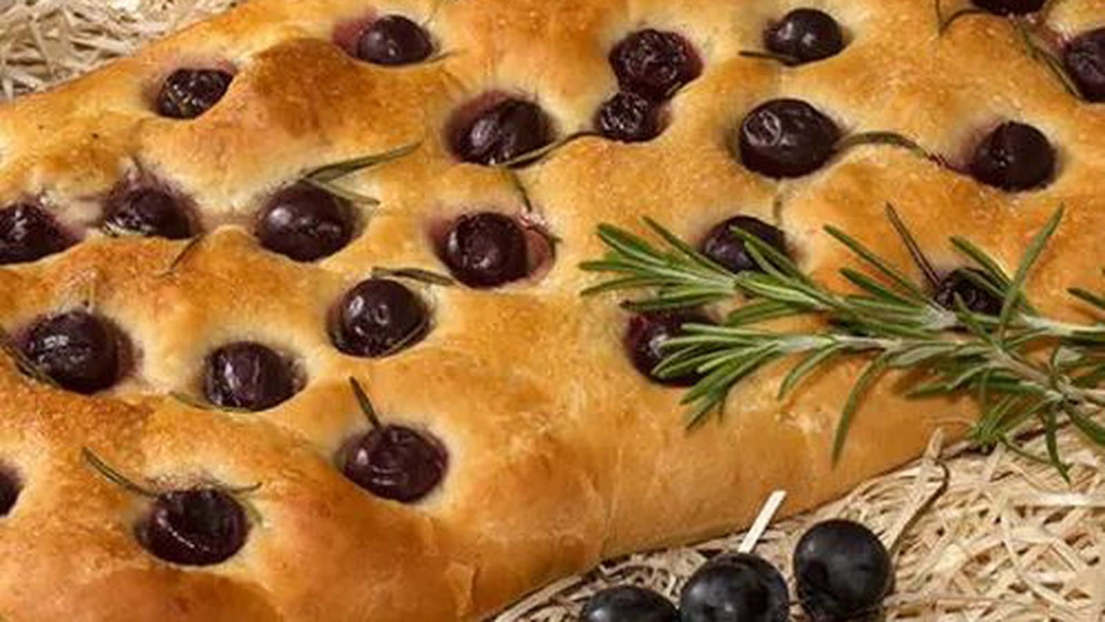 Focaccia aux raisins ou schiacciata con l’uva