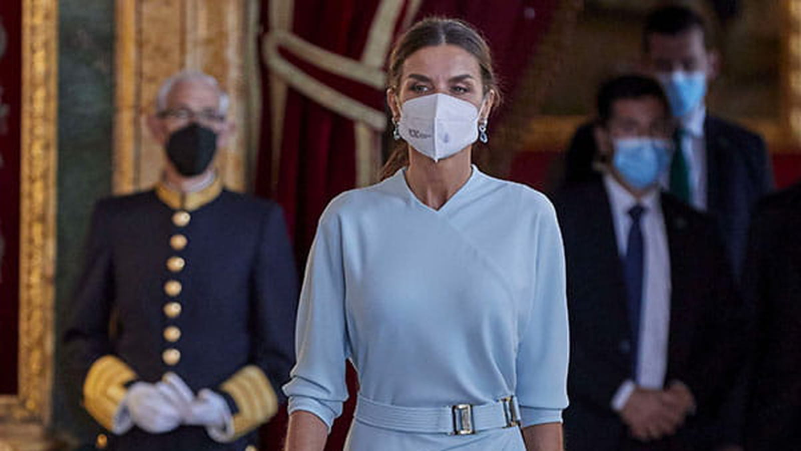 Letizia d'Espagne le 12 octobre 2021