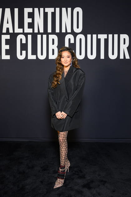 Ashley Park au défilé Valentino