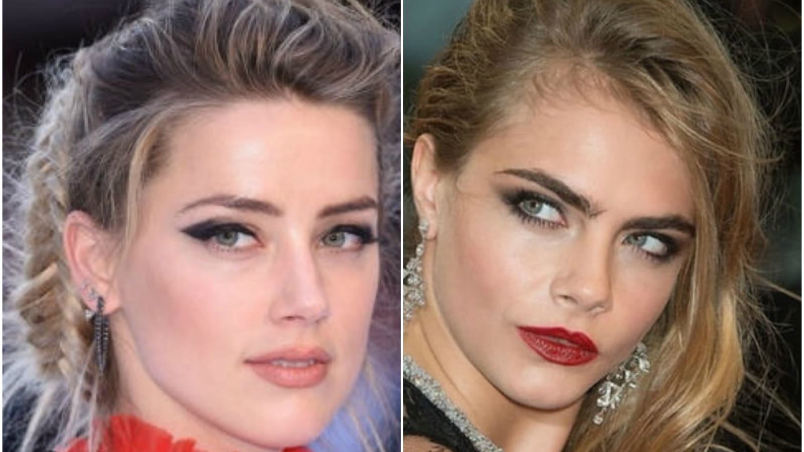 Amber Heard et Cara Delevingn