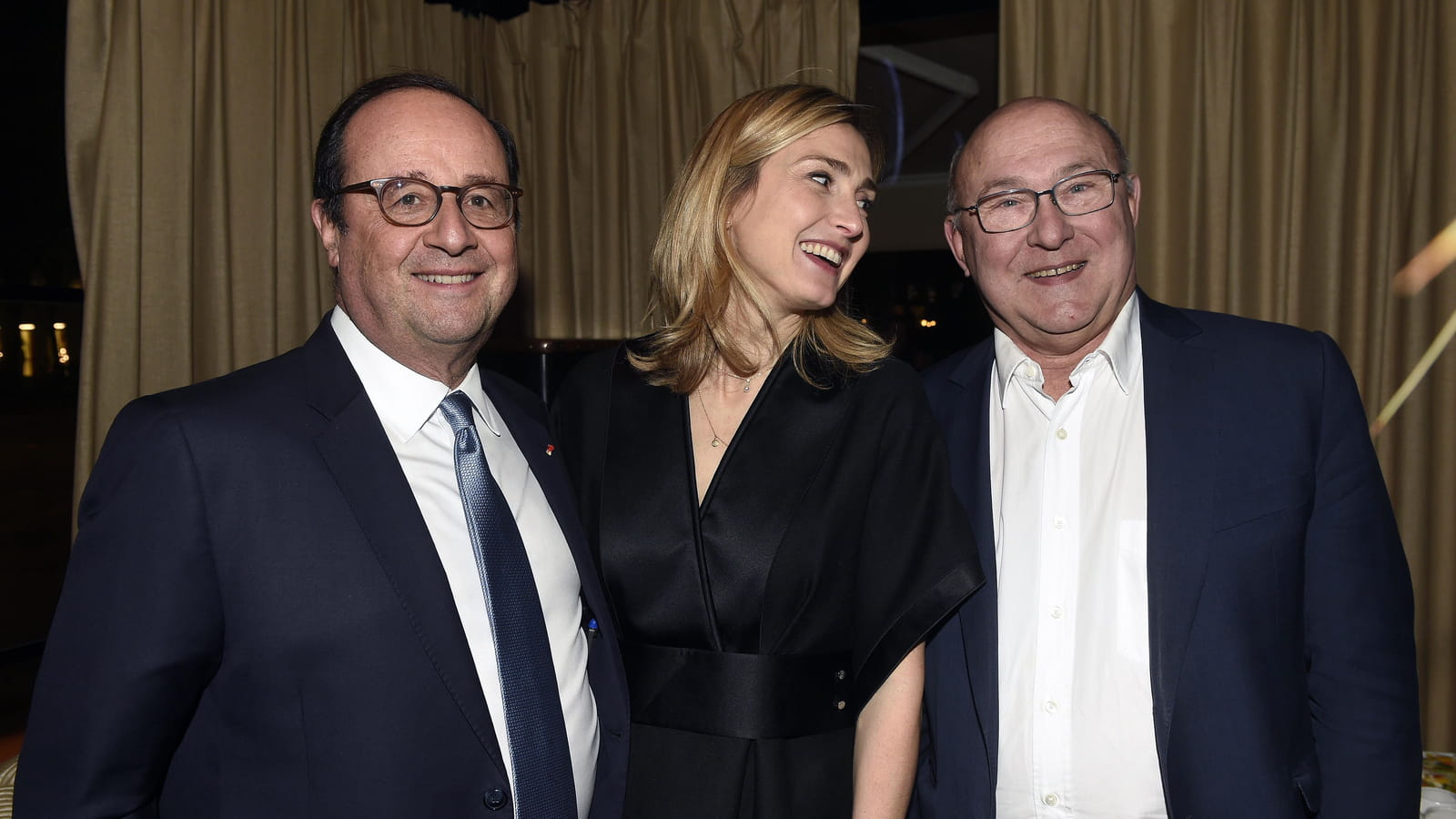 François Hollande, Julie Gayet et Michel Sapin 