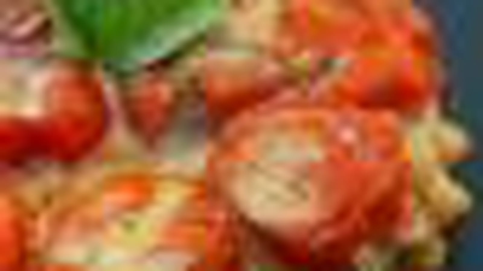 Mini-tatin aux tomates-cerises et au roquefort